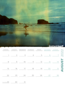 Instant Surf calendar 2022 August