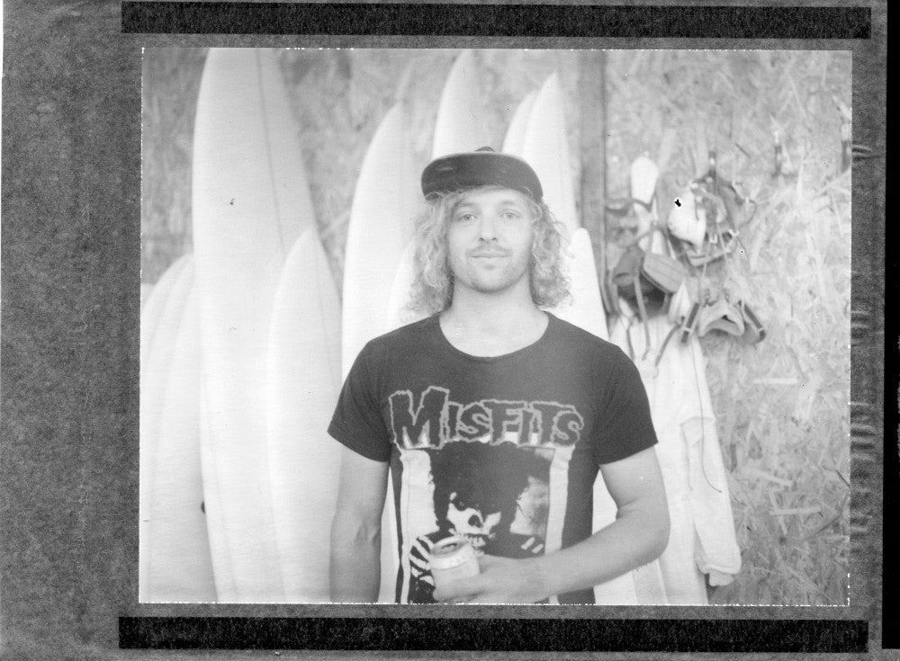 Polaroid portrait of Olly Cooper