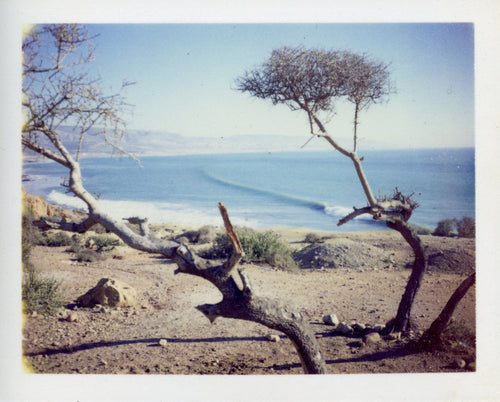Polaroid of surf at Hash Point, Morocco
