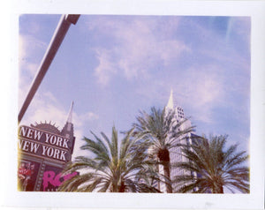 Polaroid Image of Las Vegas